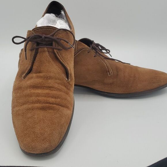 To Boot New York Tan Suede Derby Shoes Style Size 11 - Picture 9 of 9